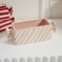 Bonbon Rectangle Planter – Pink – 11″
